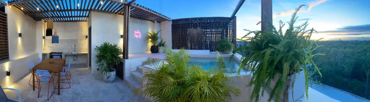 *Casa Tropical* Penthouse With Rooftop & Private Pool Apartment